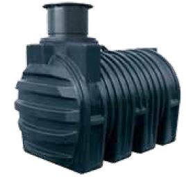 Kunststoff-Erdtank 3300 Liter, Tank, Regenwassertank, Regenwasserspeicher, Speicher, 3.300 Liter, 3300, 3000, aus schlag- und stoßfestem Polyethylen, starkwandig mit diversen Verstärkungsrippen, formstabil, kompletter Behälter aus einem Guß.